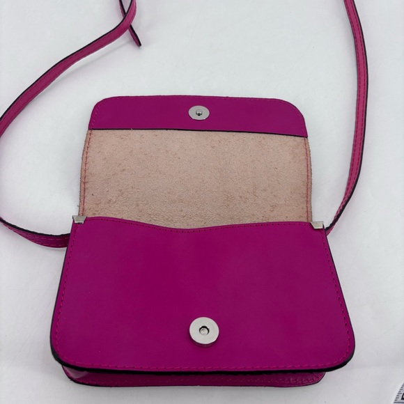 Vintage Y2K Minimalist Artisan Made In Italy Leather Vera Pelle Crossbody Bag - Picture 5 of 13